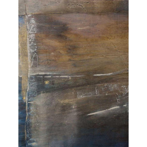 Kinetic Stone II White Modern Wood Framed Art Print by OToole, Tim