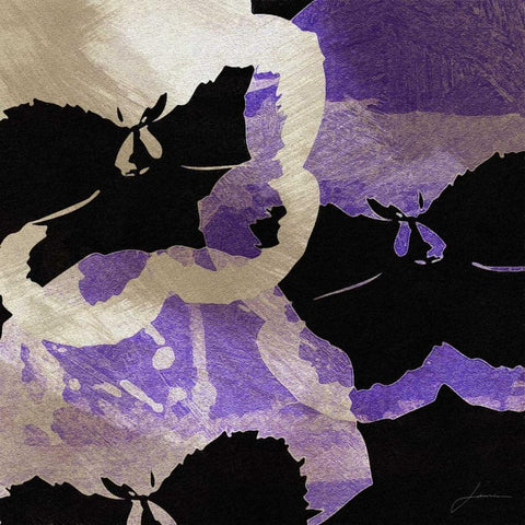 Bloomer Tiles VII White Modern Wood Framed Art Print with Double Matting by Burghardt, James