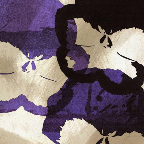 Bloomer Tiles VIII Gold Ornate Wood Framed Art Print with Double Matting by Burghardt, James