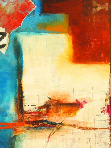 Fragile IV White Modern Wood Framed Art Print with Double Matting by Ashley, Erin