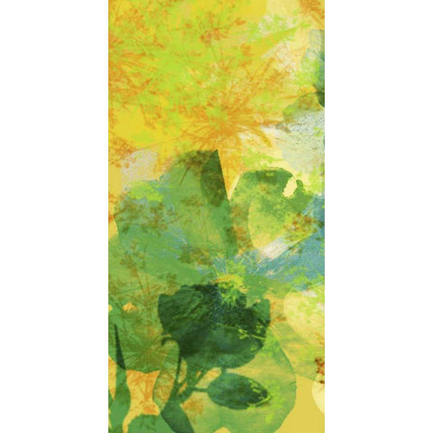 Teal and Silhouettes I Gold Ornate Wood Framed Art Print with Double Matting by Mountain, Ricki