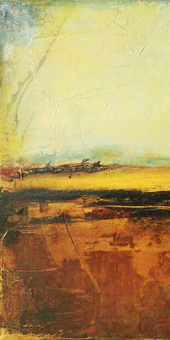 Noon I White Modern Wood Framed Art Print with Double Matting by Ashley, Erin