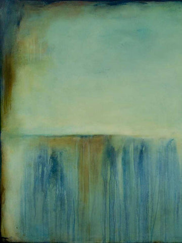 Whispering Souls I White Modern Wood Framed Art Print with Double Matting by Ashley, Erin