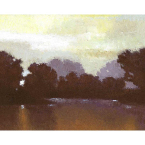 Golden Pond I Gold Ornate Wood Framed Art Print with Double Matting by Wyatt Jr., Norman