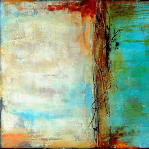 Urban East II White Modern Wood Framed Art Print with Double Matting by Ashley, Erin