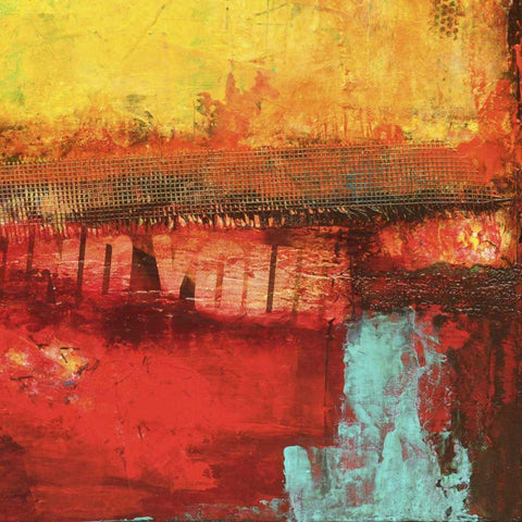 Inner Circle I Black Modern Wood Framed Art Print with Double Matting by Ashley, Erin