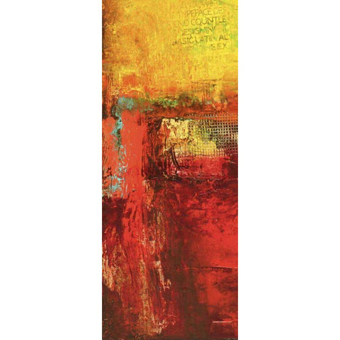 Inner Circle III White Modern Wood Framed Art Print by Ashley, Erin