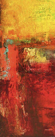 Inner Circle III White Modern Wood Framed Art Print with Double Matting by Ashley, Erin