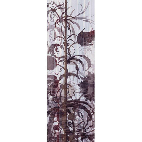 Climbers I White Modern Wood Framed Art Print by Burghardt, James