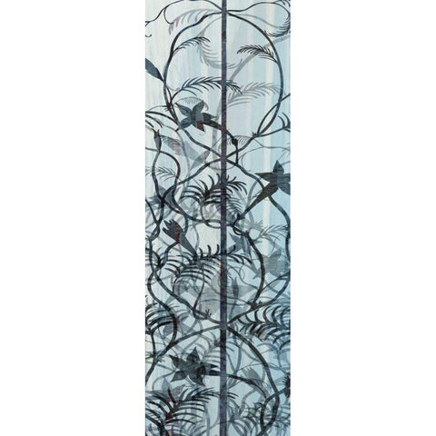 Climbers II Black Modern Wood Framed Art Print with Double Matting by Burghardt, James