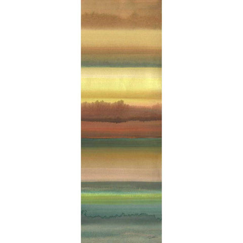 Ambient Sky II White Modern Wood Framed Art Print by Butler, John