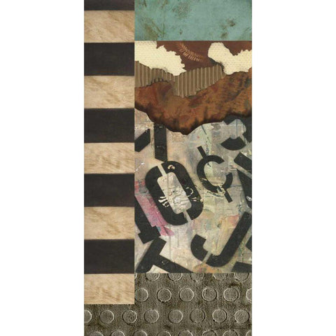 Urban Mix I Black Modern Wood Framed Art Print with Double Matting by Higby, Jason