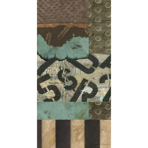 Urban Mix II Black Modern Wood Framed Art Print with Double Matting by Higby, Jason