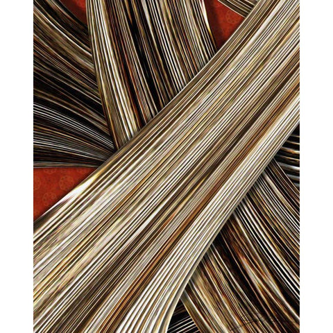 Tangle Tile IV Black Modern Wood Framed Art Print by Higby, Jason