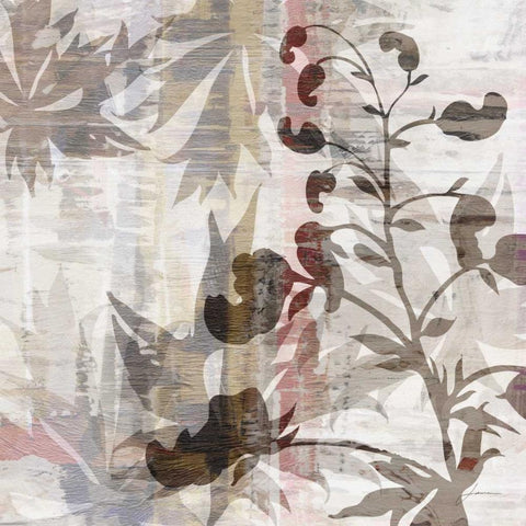 Wallflower I Black Modern Wood Framed Art Print with Double Matting by Burghardt, James