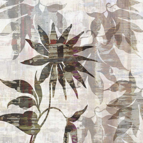 Wallflower II Gold Ornate Wood Framed Art Print with Double Matting by Burghardt, James