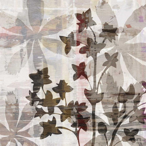 Wallflower III White Modern Wood Framed Art Print by Burghardt, James