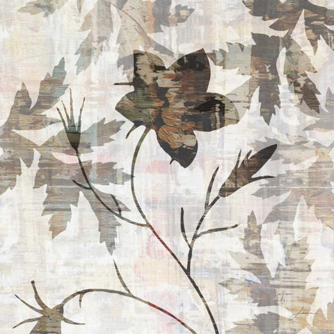 Wallflower V Black Modern Wood Framed Art Print with Double Matting by Burghardt, James