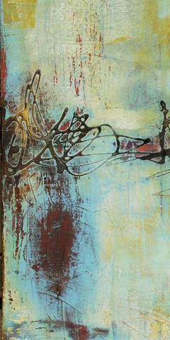 Gin House Blues I White Modern Wood Framed Art Print with Double Matting by Ashley, Erin