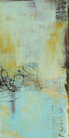 Gin House Blues II White Modern Wood Framed Art Print with Double Matting by Ashley, Erin