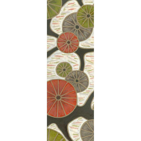 Morning Glories IV Black Modern Wood Framed Art Print by Deans, Karen