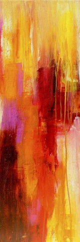 Sweet Karma I White Modern Wood Framed Art Print with Double Matting by Ashley, Erin