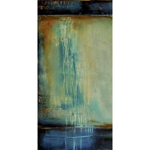 Cry Me a River I White Modern Wood Framed Art Print by Ashley, Erin