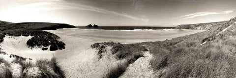 The Wind in the Dunes II Black Ornate Wood Framed Art Print with Double Matting by Bay, Noah