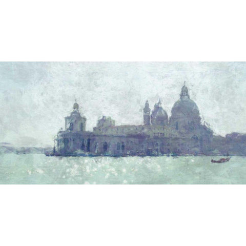 Venice Light I Black Modern Wood Framed Art Print with Double Matting by Bay, Noah