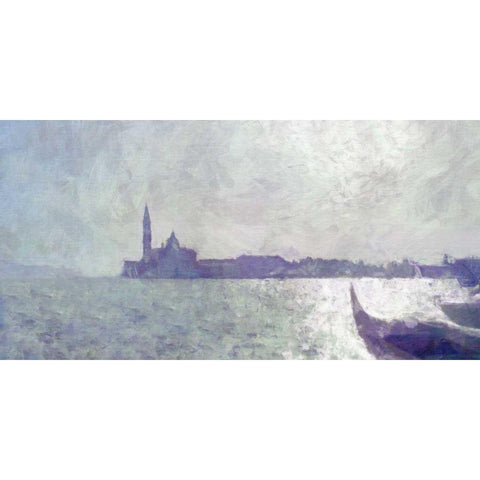 Venice Light II Black Modern Wood Framed Art Print by Bay, Noah