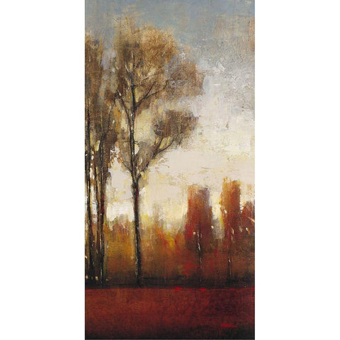 Tall Trees II Gold Ornate Wood Framed Art Print with Double Matting by OToole, Tim