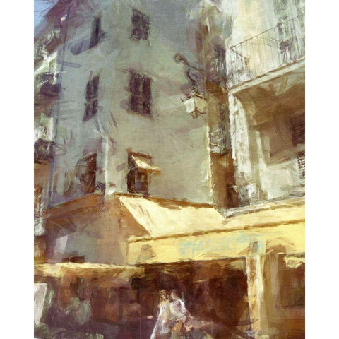 Brasserie I Black Modern Wood Framed Art Print by Bay, Noah