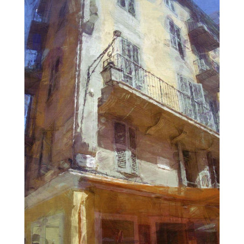 Brasserie II Black Modern Wood Framed Art Print by Bay, Noah