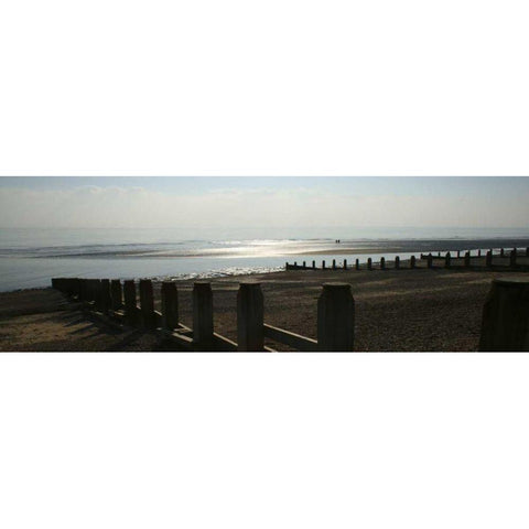 Beach Study II Black Modern Wood Framed Art Print with Double Matting by Bay, Noah