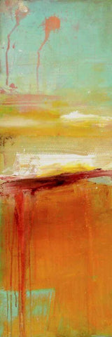 Sugar Bay I White Modern Wood Framed Art Print with Double Matting by Ashley, Erin