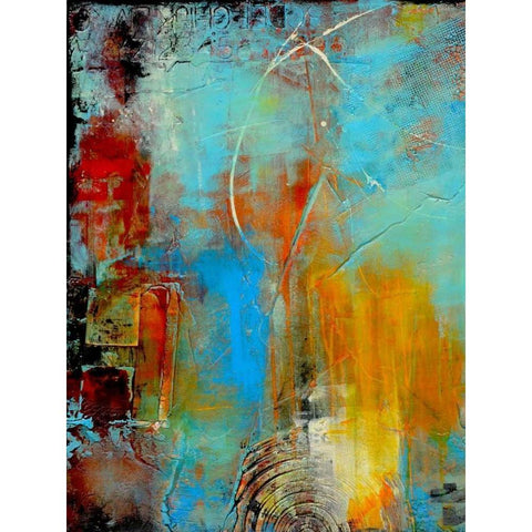 Detour 84 I White Modern Wood Framed Art Print by Ashley, Erin