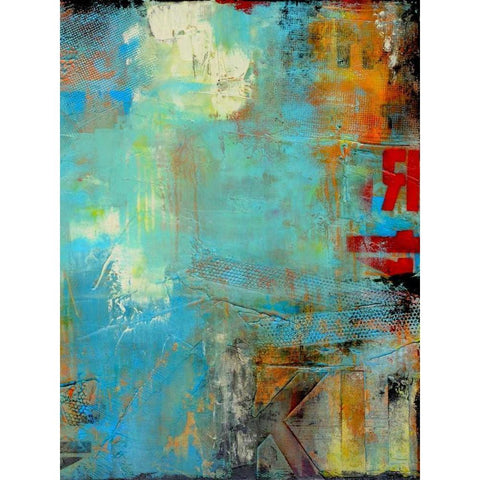 Detour 84 II Black Modern Wood Framed Art Print with Double Matting by Ashley, Erin