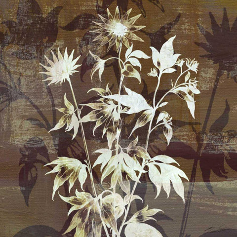 Prairie Mix II Gold Ornate Wood Framed Art Print with Double Matting by Butler, John