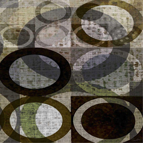 Icovia Squared II White Modern Wood Framed Art Print by Butler, John