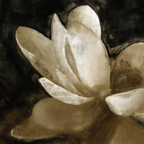 Bronze Lily V Gold Ornate Wood Framed Art Print with Double Matting by Bay, Noah