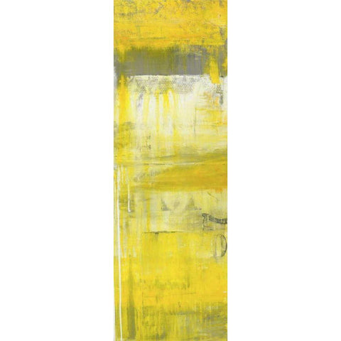 Mellow Yellow II Black Modern Wood Framed Art Print by Ashley, Erin