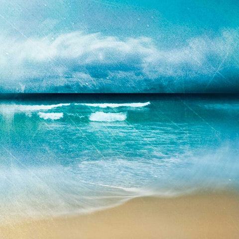 Ocean Movement I Black Ornate Wood Framed Art Print with Double Matting by Robinson, Emily