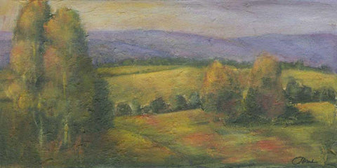 El Dorado Lake I Black Ornate Wood Framed Art Print with Double Matting by Combs, Joyce