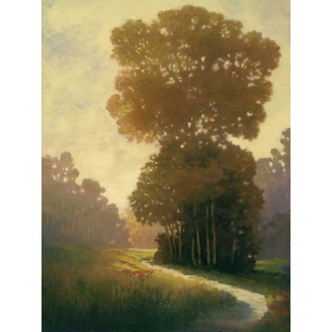 Summertime I Gold Ornate Wood Framed Art Print with Double Matting by Reynolds, Graham