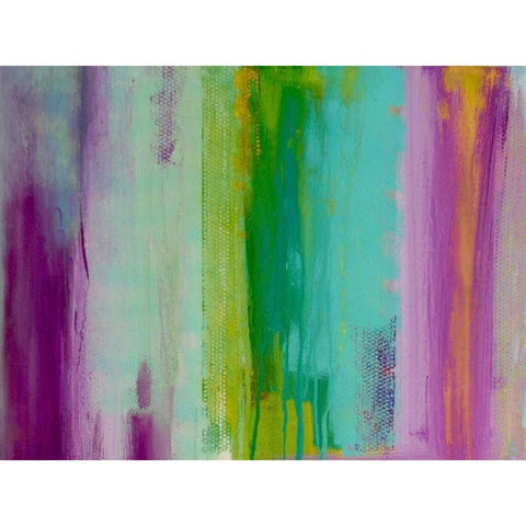 Spring Stream I White Modern Wood Framed Art Print by Ashley, Erin