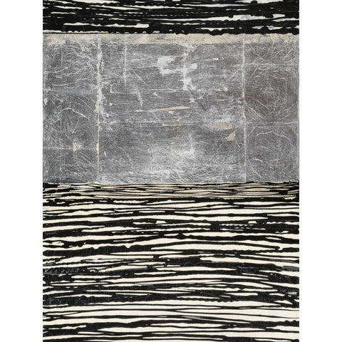 Shine a Light II Black Modern Wood Framed Art Print with Double Matting by Avondet, Natalie