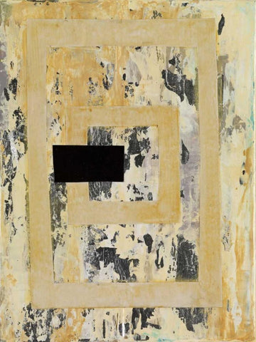 Nickels and Dimes III White Modern Wood Framed Art Print with Double Matting by Avondet, Natalie