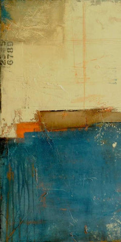 Backward Mile I White Modern Wood Framed Art Print with Double Matting by Ashley, Erin