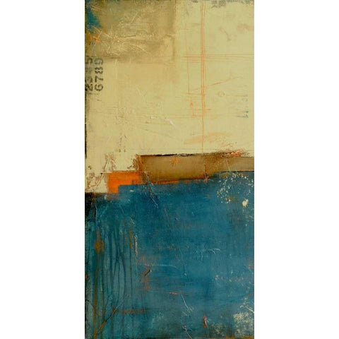 Backward Mile I Black Modern Wood Framed Art Print by Ashley, Erin