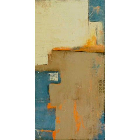 Backward Mile II White Modern Wood Framed Art Print by Ashley, Erin